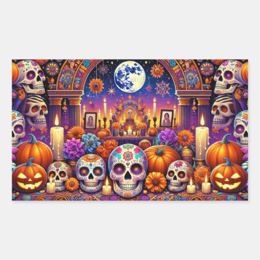 Stickers Halloween Dag van de Doden (Voorkant)