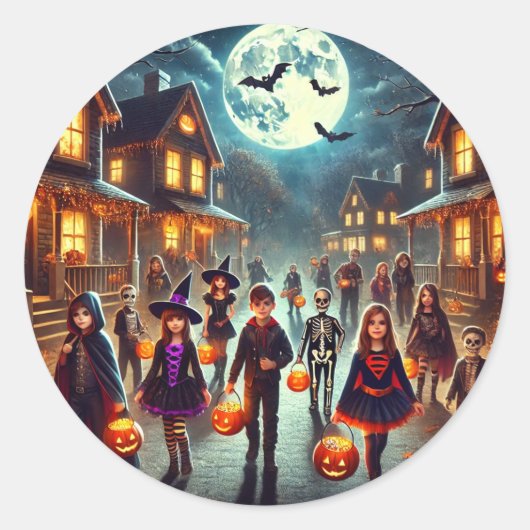 Stickers Halloween Day Party (Voorkant)