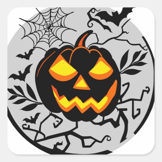 Stickers Halloween feest (Voorkant)