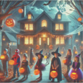 Stickers Halloween trick or treat (Voorkant)