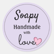 Stickers - handgemaakt met liefdesontwerp