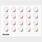 Stickers, Happy Birthday Calendar December 2022 Ronde Sticker (Vel)