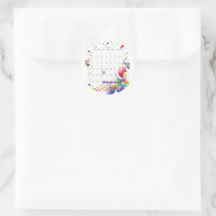 Stickers, Happy Birthday Calendar Januari 2022 Ronde Sticker