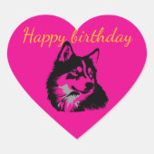 Stickers Happy birthday party  (Voorkant)