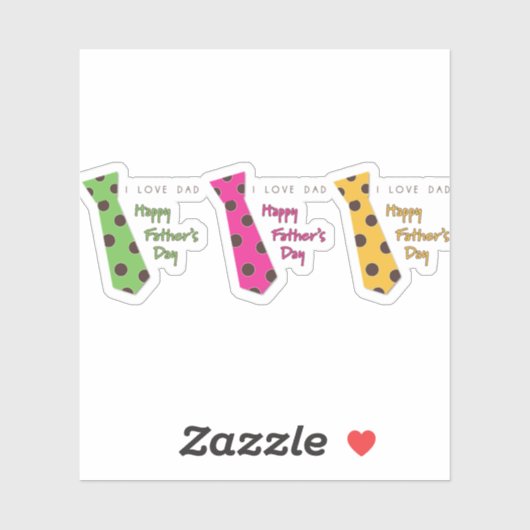 Stickers Happy Father Day (Vel)