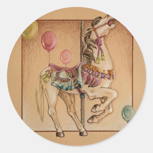 Stickers - Happy Horse Carousel (Voorkant)