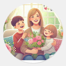 Stickers happy mother day