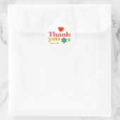 Stickers - Hartelijk dank voor uw bestelling (Tas)