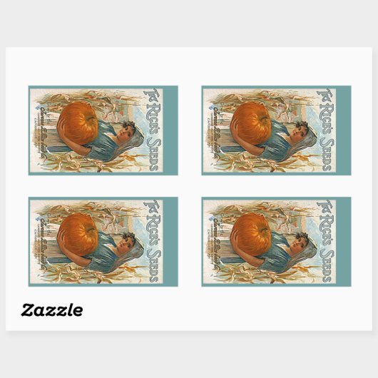 STICKERS Heirloom Antiek Pompoenpitten Rijstzaad (Vel)