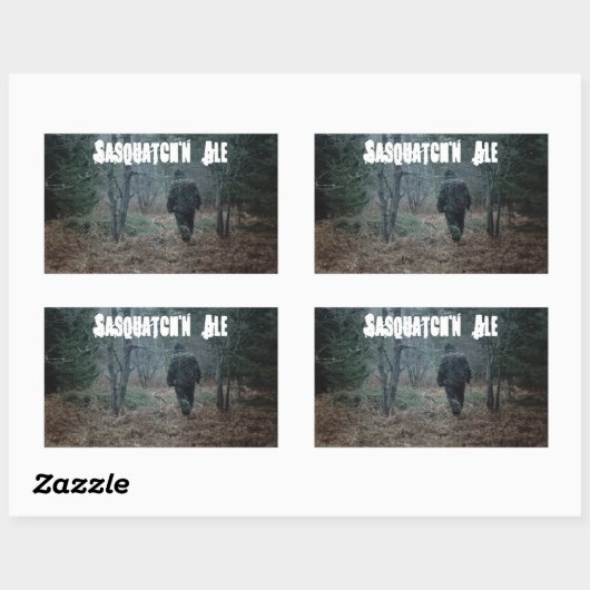 STICKERS Homebrewing Beer Homebrew Sasquatch'n Fun (Vel)