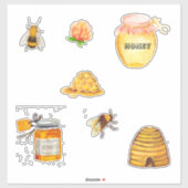 Stickers honingbijen (Vel)