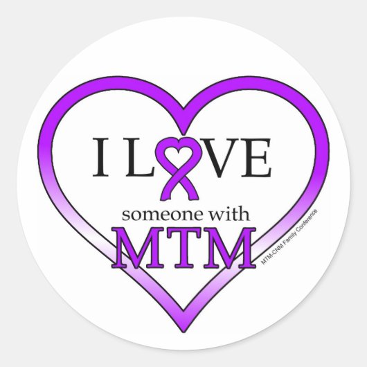 Stickers - Ik hou van iemand met MTM (Voorkant)