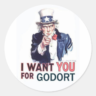 Stickers - Ik wil je voor GODORT
