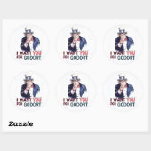 Stickers - Ik wil je voor GODORT (Vel)