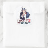 Stickers - Ik wil je voor GODORT (Tas)