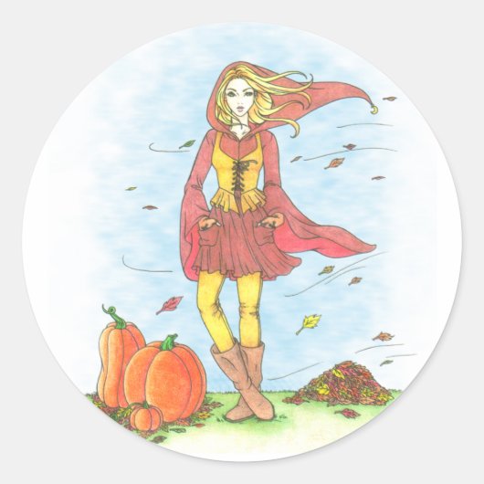 Stickers in de herfst Glory (Voorkant)