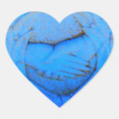 stickers in handen houden (Voorkant)