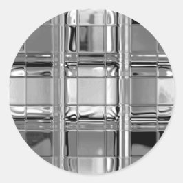 STICKERS in tinten van grijs glasmozaïek