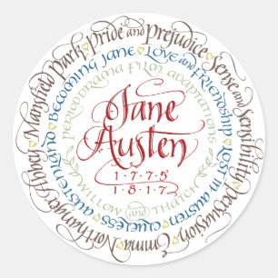 Stickers - Jane Austen Periode Drama Adaptaties