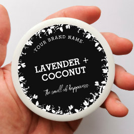 Stickers kaarslabel zwart