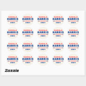 Stickers Kamala Harris 2024 verkiezingsronde (Vel)