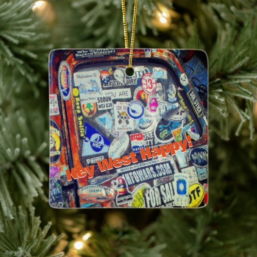 Stickers Keramisch Ornament (Boom)