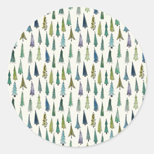 stickers kerstbomen (Voorkant)