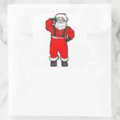 Stickers Kerstmis santa claus (Tas)