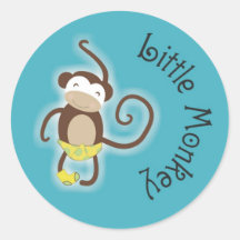 Stickers Kleine Babyaap 7,5cm
