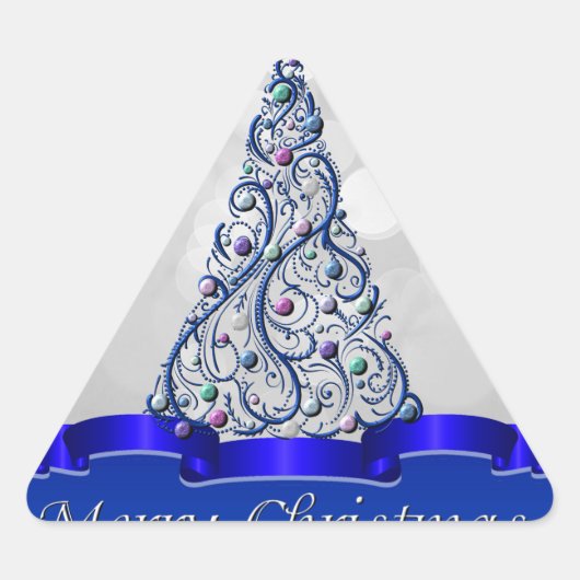 Stickers - Kobalt Swirls Tree (Voorkant)