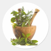 Stickers—Kruiden Ronde Sticker (Voorkant)