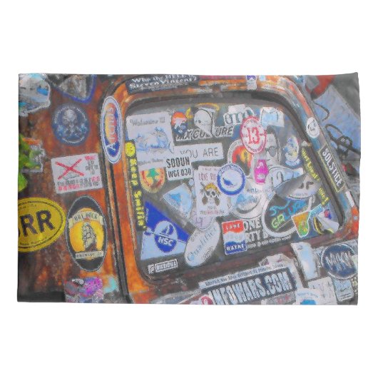 Stickers Kussensloop (Achterkant-Links)