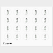 Stickers & Labels Kerst Thistle Bloem Scottie (Vel)