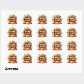 Stickers & Labels Kerst Thistle Bloem Scottie (Vel)