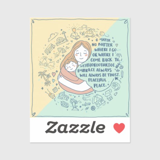 Stickers & Labels moederdagen (Vel)