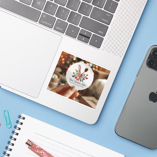 Stickers & Labels -> Stickers & Etiketten (Laptop met iPhone)