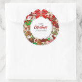 Stickers & labels vrolijk kerstfeest (Tas)