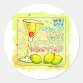 Stickers - Lemon Drop Martini (Voorkant)