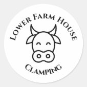Stickers - Lower Boerderij House Glamping Koe Desi (Voorkant)
