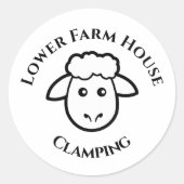 Stickers - Lower Boerderij House Glamping Sheep De (Voorkant)