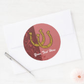 Stickers - Lucky Hoefijzer Floral (Envelop)