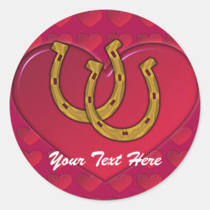 Stickers - Lucky Hoefijzer Shamrock