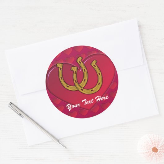 Stickers - Lucky Hoefijzer Shamrock (Envelop)