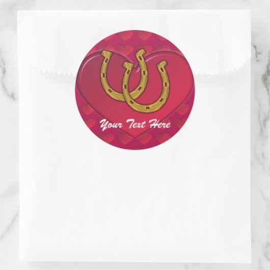 Stickers - Lucky Hoefijzer Shamrock (Tas)