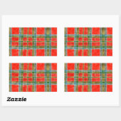 STICKERS MAC BAIN TARTAN Rechthoek (Vel)