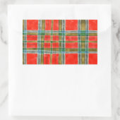 STICKERS MAC BAIN TARTAN Rechthoek (Tas)