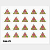 STICKERS MAC RAE TARTAN-driehoek (Vel)