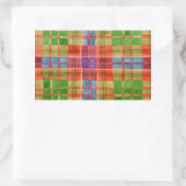 STICKERS MAC RAE TARTAN-rechthoek (Tas)