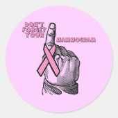 Stickers - mammogram bij borstkanker (Voorkant)