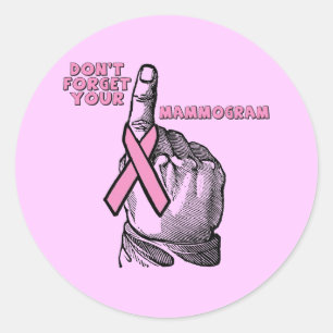 Stickers - mammogram bij borstkanker